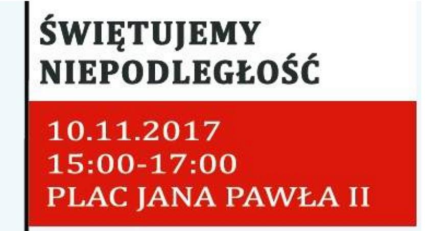 W piątek Świętowanie Niepodległości przed ratuszem