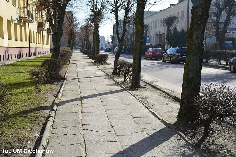 Na ul. Nadfosnej rusza remont chodników