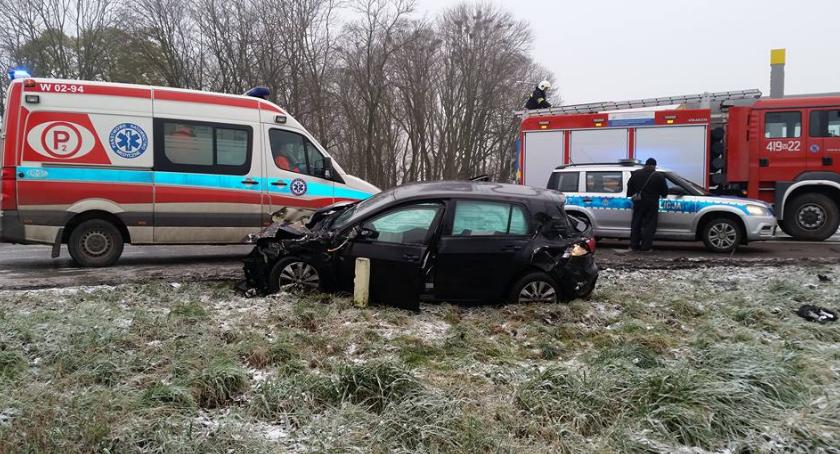 Z ostatniej chwili: Wypadek na sześćdziesiątce w pow. ciechanowskim. Możliwe utrudnienia (akt.)