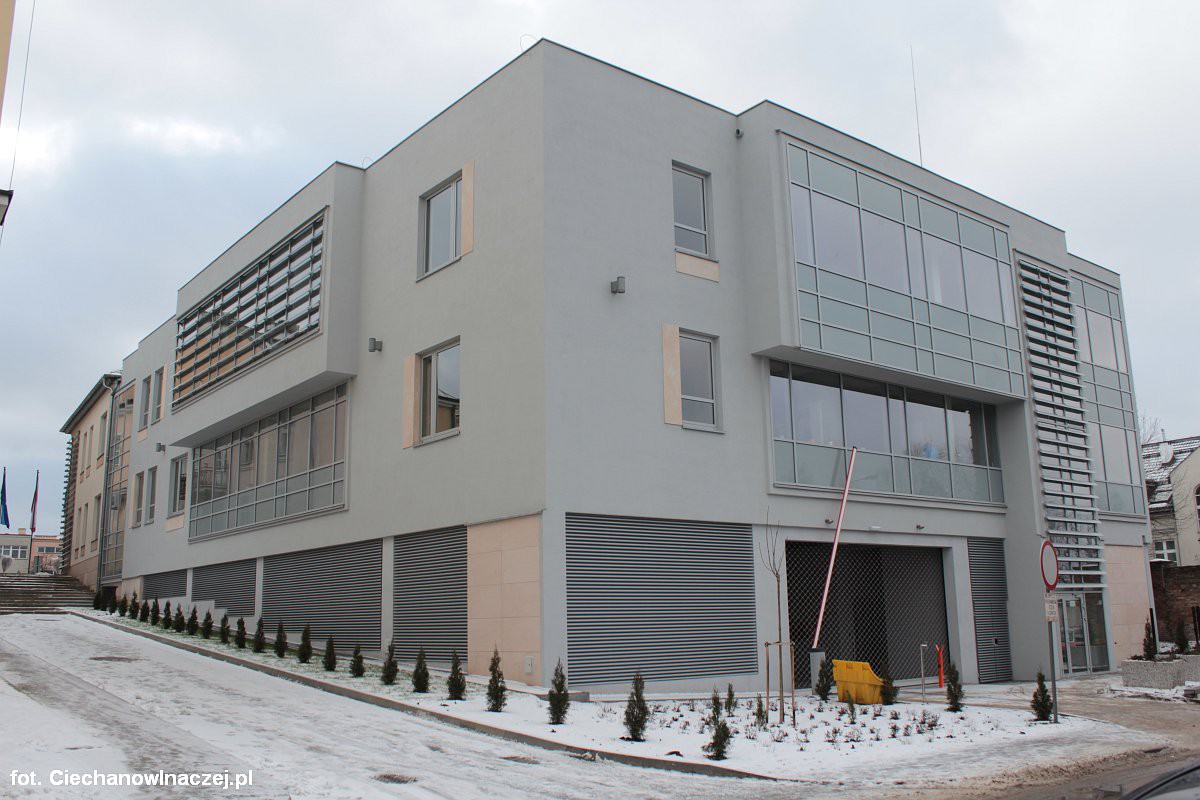 Rozmieszczenie wydziałów w rozbudowanym ratuszu