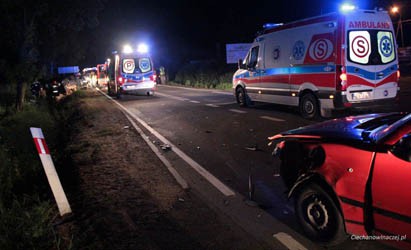 Poważny wypadek w miejscowości Wola Wierzbowska, 5 poszkodowanych ! 
