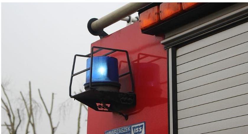 Samochód z instalacją gazową zapalił się w Ciechanowie