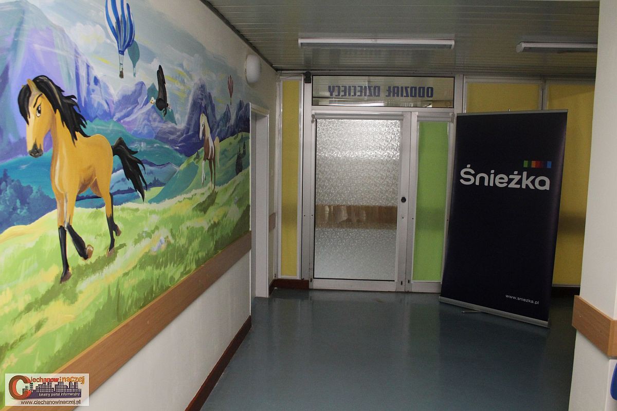Nowe kolory na Oddziale Dziecięcym szpitala w Ciechanowie (zdjęcia)