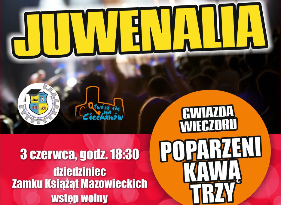 Zbliża się święto studentów z Ciechanowa. Gwiazdą imprezy Poparzeni Kawą Trzy