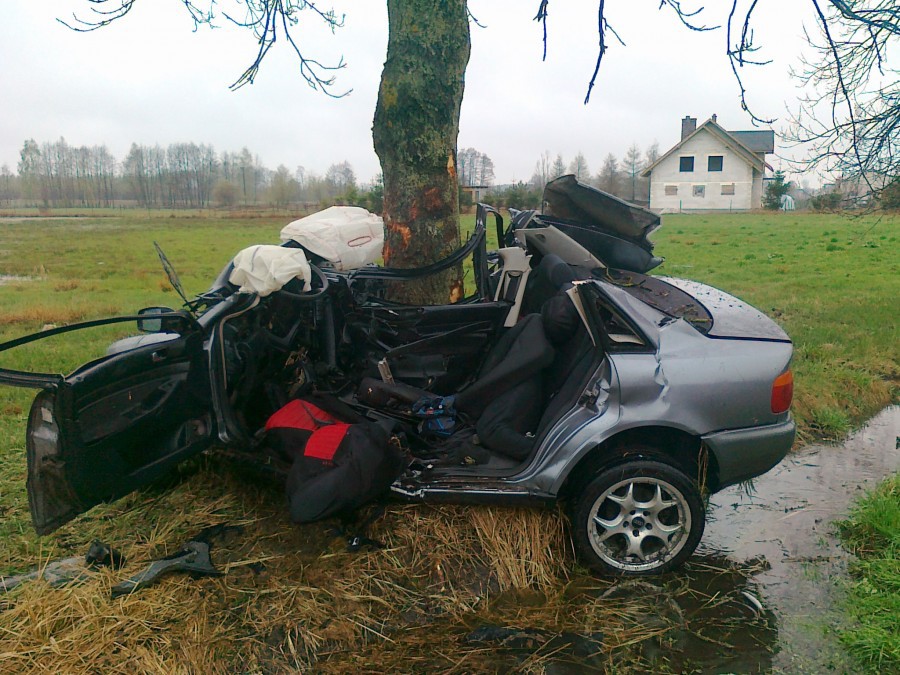 Tragiczny weekend na drogach powiatu makowskiego