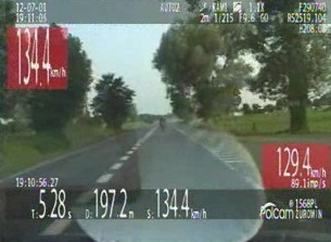 Nieprzestrzegający przepisów motocyklista