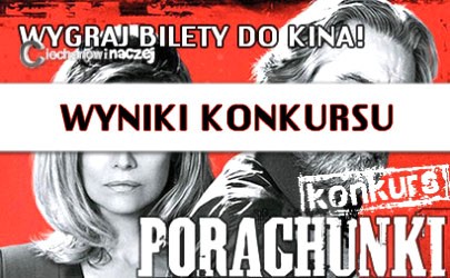 Wyniki konkursu: Wygraj bilety do kina!