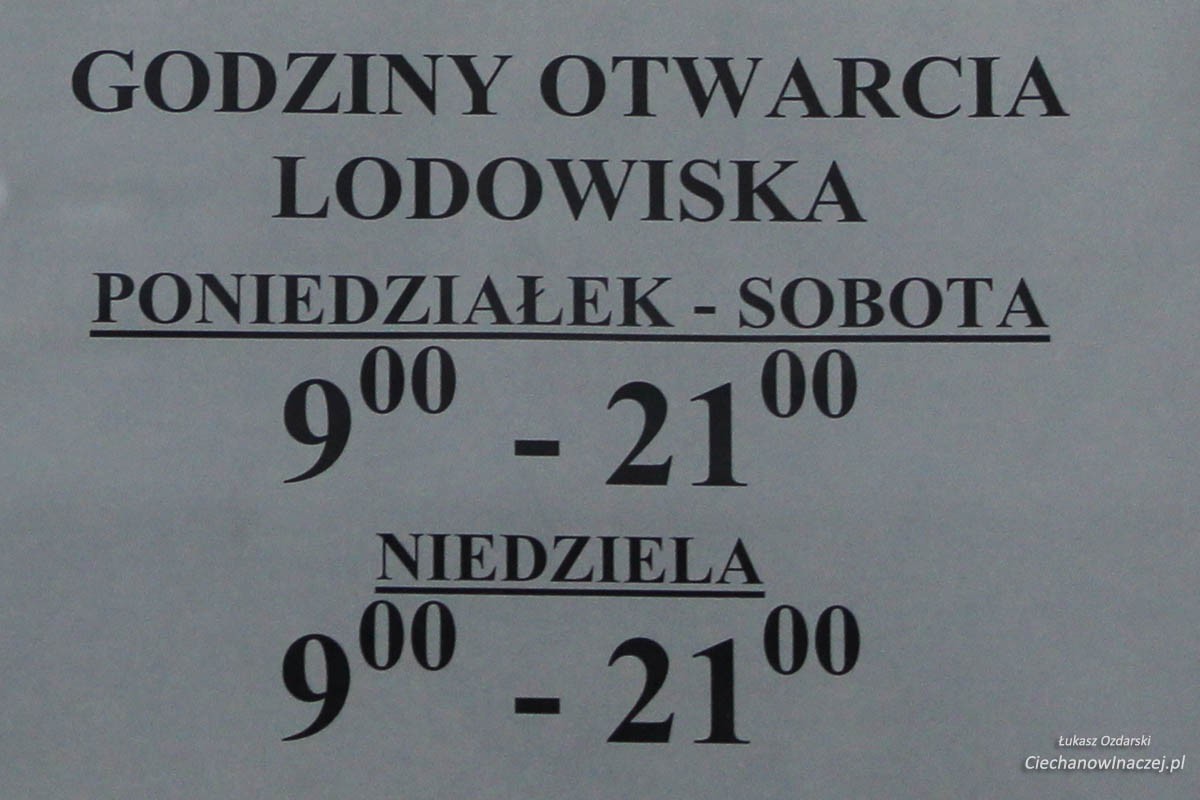 Przypominamy o lodowisku