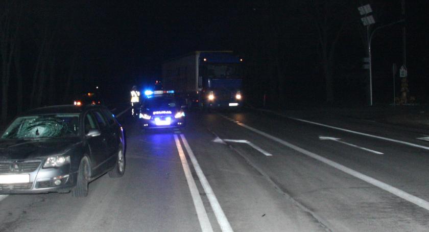 Wbiegł pod koła osobówki. Zginął na miejscu