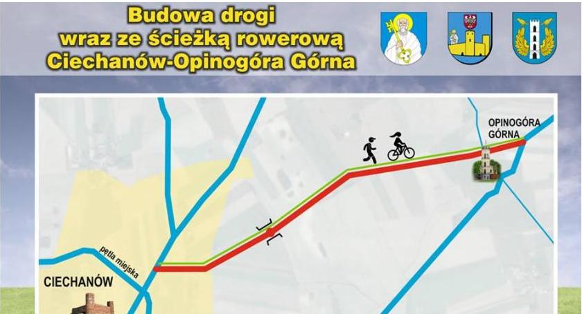 Sejmik przyznał dotację na remont drogi i budowę ścieżki rowerowej Ciechanów-Opinogóra
