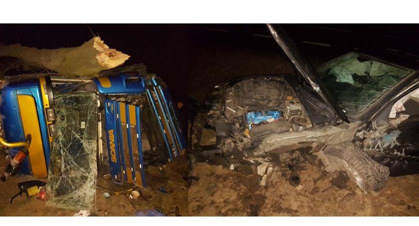 O krok od tragedii. Nastolatek zasnął za kierownicą i jechał na czołówkę z tirem (zdjęcia)