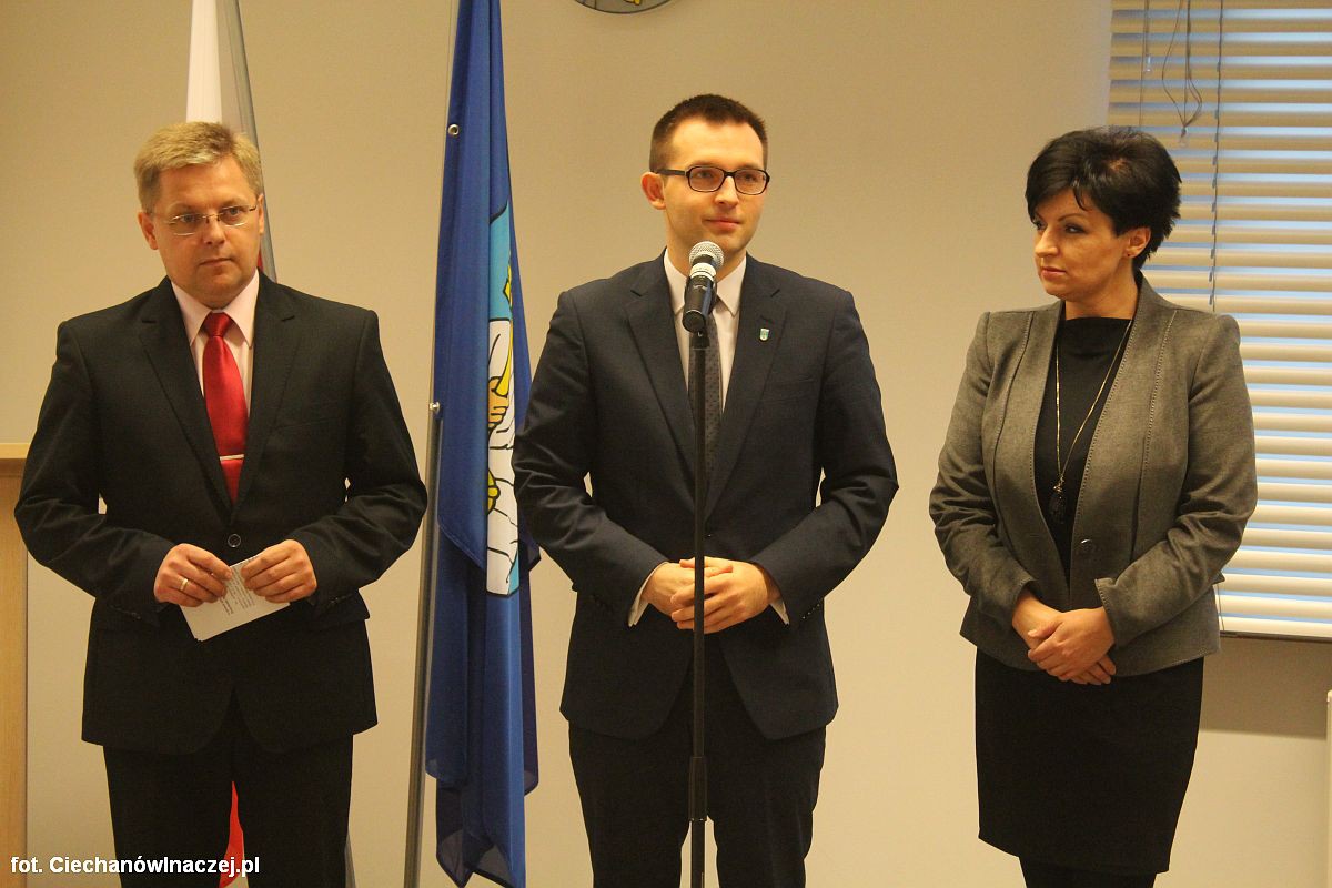 Prezydent Ciechanowa oficjalnie powołał swoich zastępców (zdjęcia)
