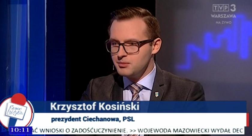 Prezydent Ciechanowa w programie Region Polityka [wideo]