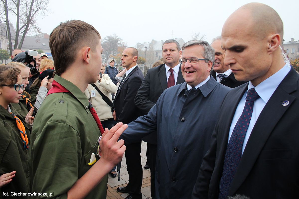 Prezydent Komorowski gościł w Ciechanowie (wideo plus zdjęcia)