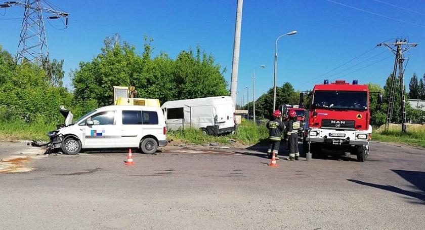 Zderzenie samochodów w Ciechanowie. Znów na tym samym skrzyżowaniu [zdjęcia]