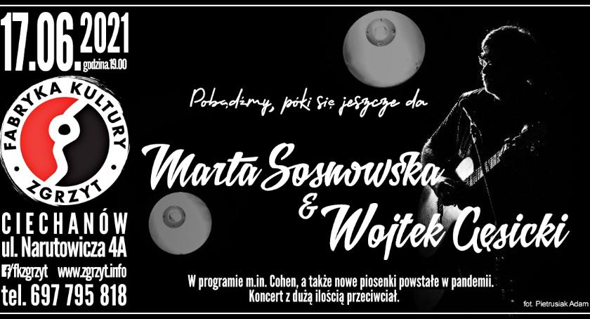 Wojtek Gęsicki i Marta Sosnowska zaśpiewają w Ciechanowie