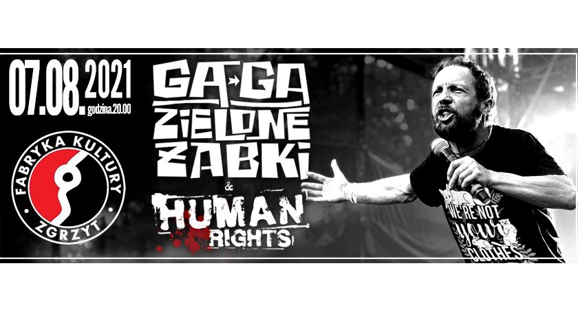 GaGa Zielone Żabki + Human Rights - koncert w Ciechanowie