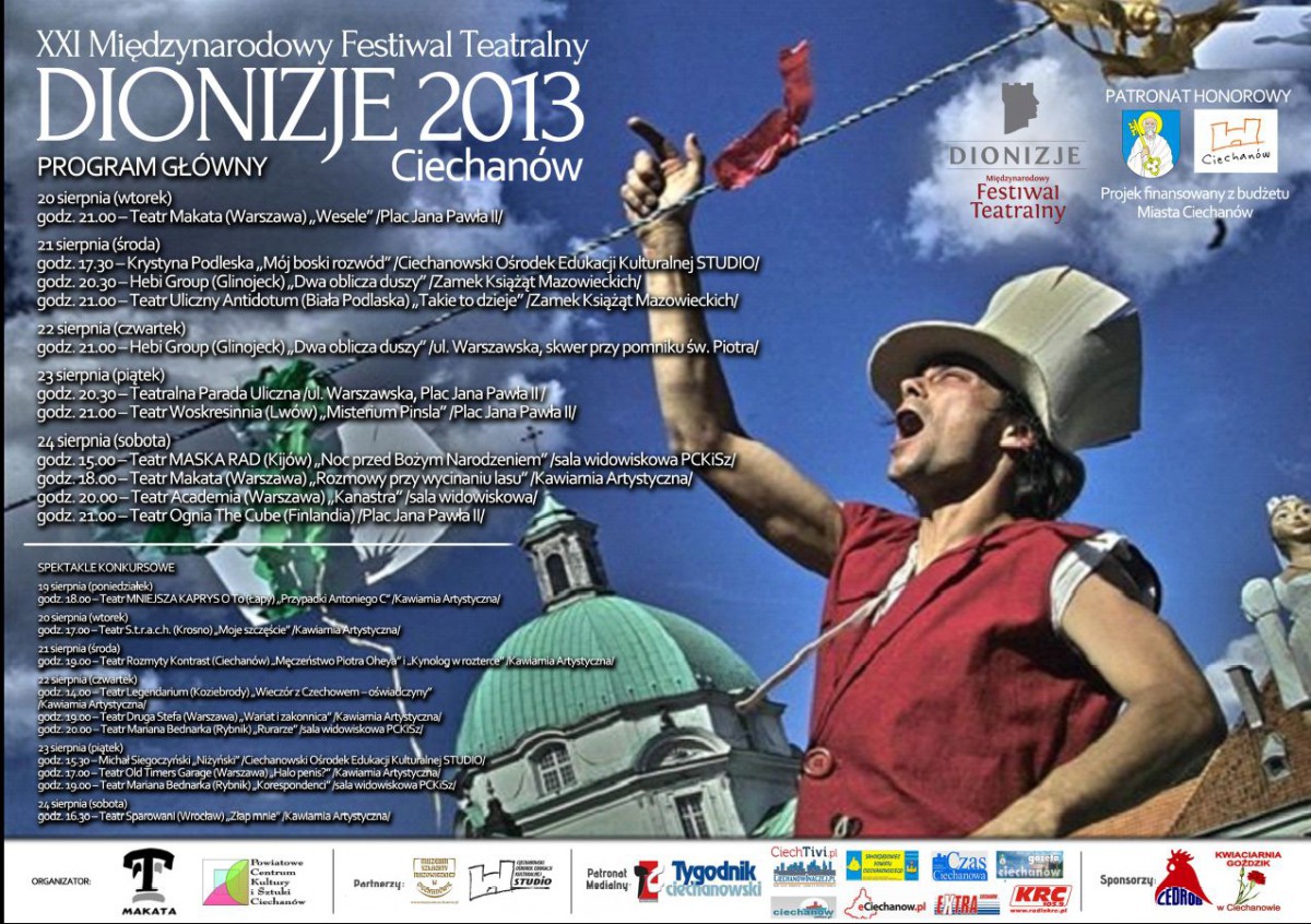 Rusza XXI Międzynarodowy Festiwal Teatralny Dionizje 