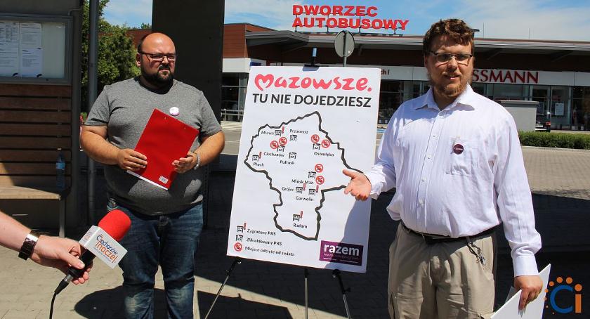 Autobusy Mazowieckie zamiast PKS-ów? Partia Razem o transporcie publicznym w Ciechanowie [wideo]