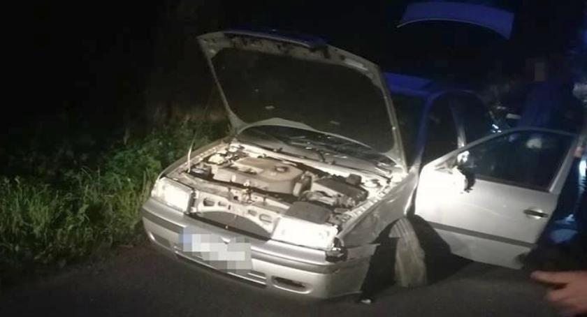 Dwa samochody zderzyły się na drodze Ciechanów - Opinogóra