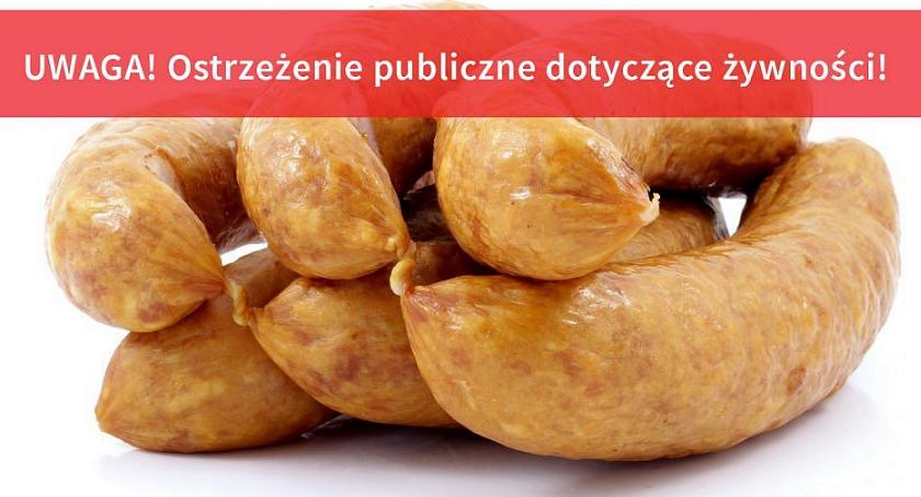 Kiełbasa wycofywana ze sprzedaży. Wykryto w niej groźną bakterię