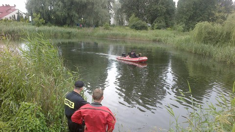 Utonął na Bagrach? Nurkowie przeszukują zbiornik
