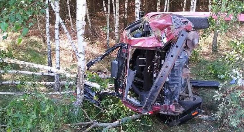 Volvo dachowało na krajówce [zdjęcia]