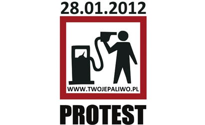 28 stycznia protest w Ciechanowie - Stop wysokim cenom paliw - Aktualizacja!
