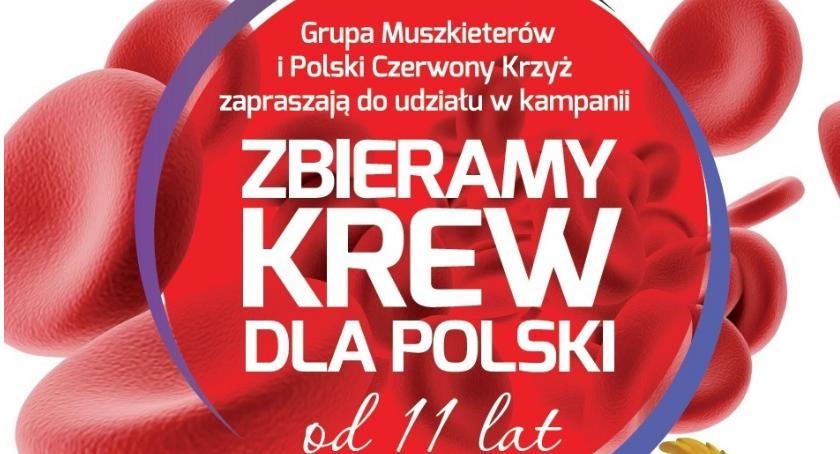 Przy centrum handlowym pod Ciechanowem będą zbierać krew dla Polski