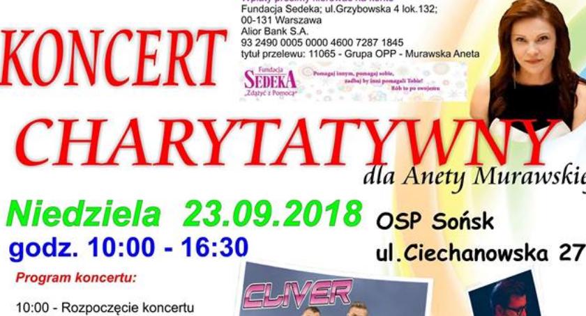 Zagrają dla Anety. W Sońsku odbędzie się koncert charytatywny