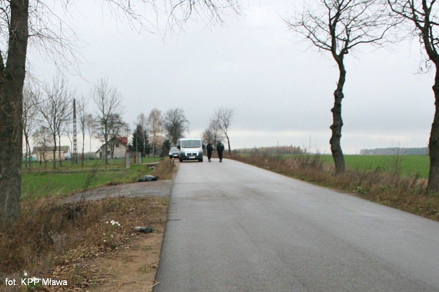 Tragiczny wypadek w Piegłowie - policja szuka sprawcy