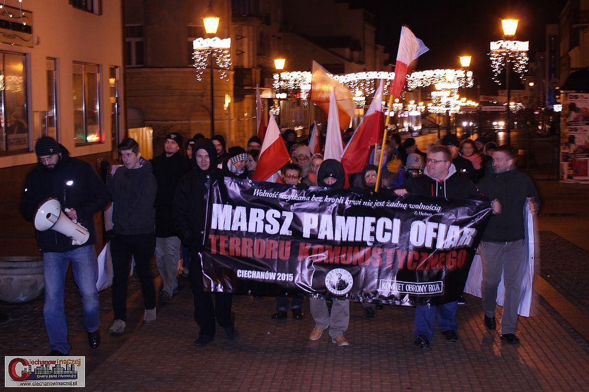 W Ciechanowie odbył się Marsz Pamięci Ofiar Terroru Komunistycznego (zdjęcia)