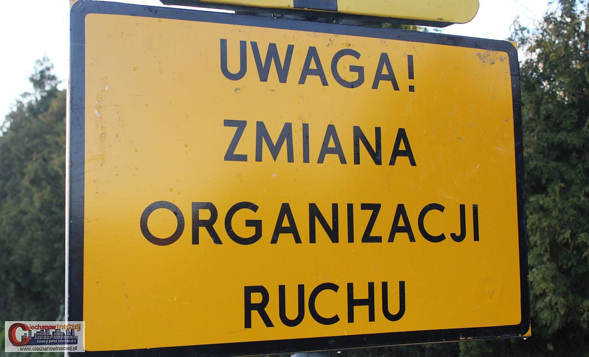 Uwaga kierowcy! W środę i czwartek utrudnienia w ruchu na ulicach Ciechanowa