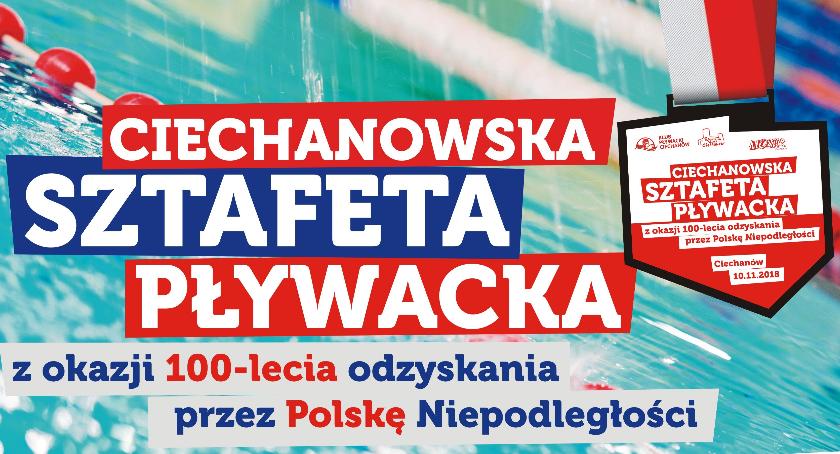 Ciechanowska Sztafeta Pływacka na 100-lecie Niepodległości. Trwają zapisy