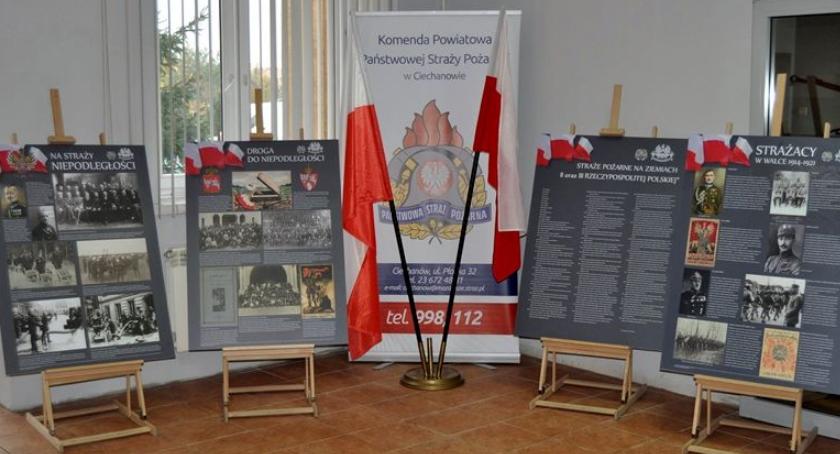 Na straży niepodległości - wystawa u ciechanowskich strażaków [zdjęcia]
