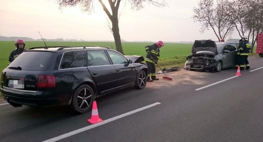 Zderzenie Audi i Forda w Grudusku [zdjęcia]