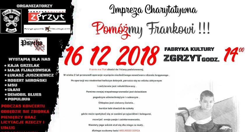 Pomóżmy Frankowi - w Ciechanowie odbędzie się koncert charytatywny [wideo]