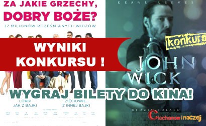 Wyniki konkursu: Wygraj bilety do kina!