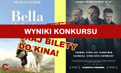 Wyniki konkursu: Wygraj bilety do kina!