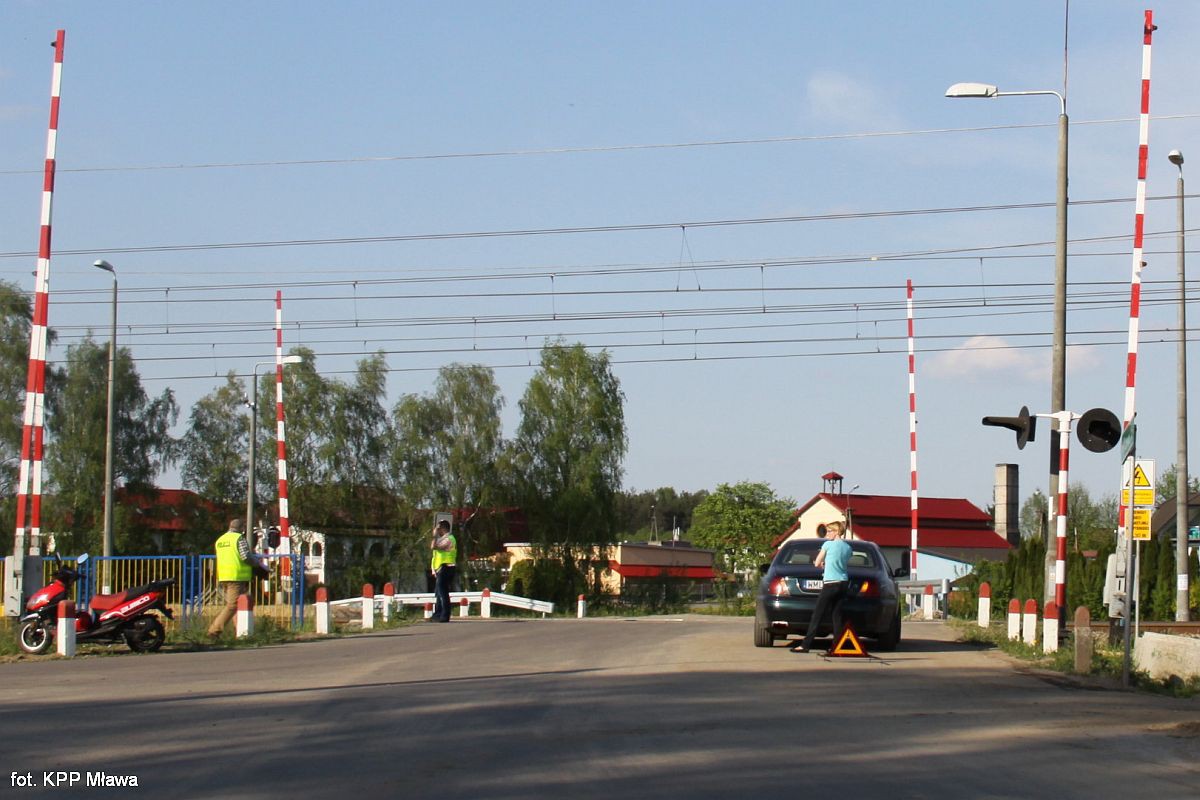 Motorowerzysta ranny w wypadku