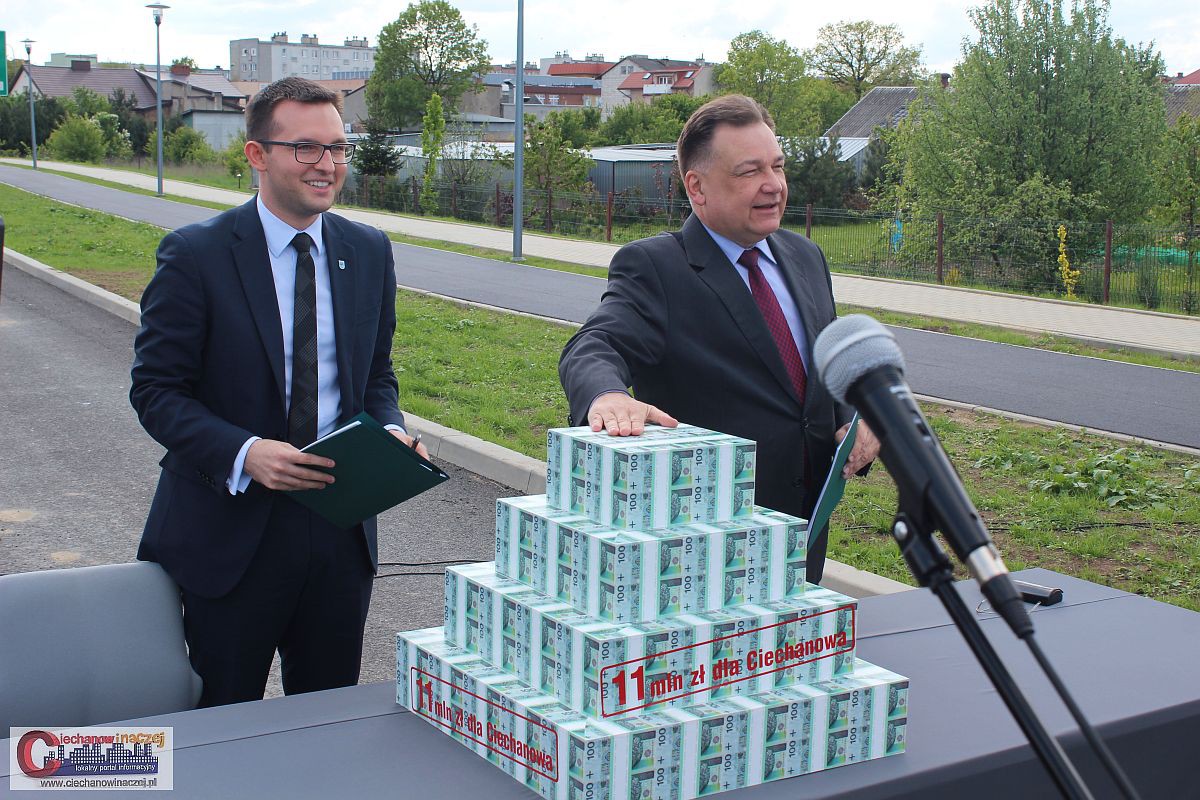 Ciechanów pozyskał dodatkowe 11 mln zł ze środków unijnych (wideo/zdjęcia)