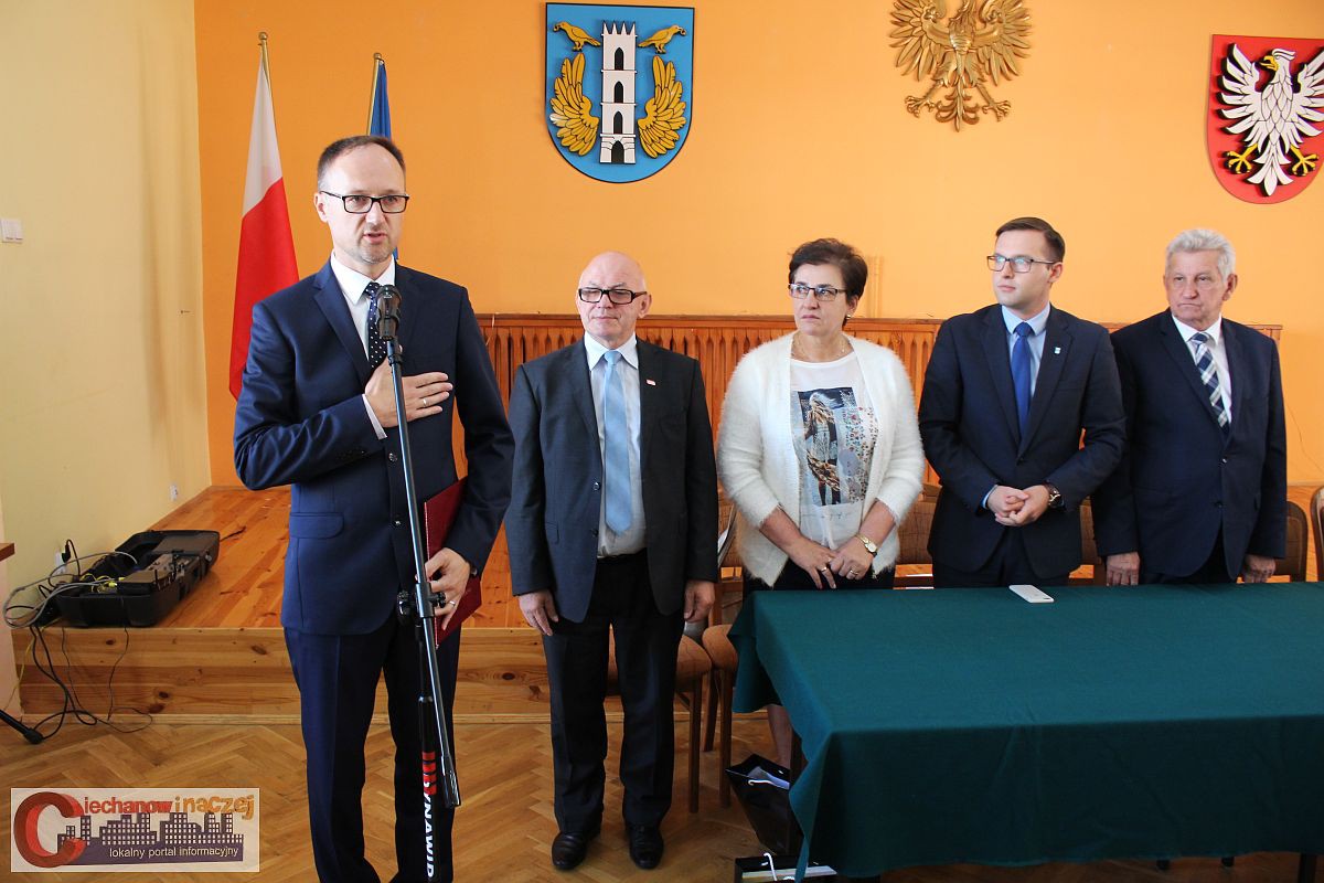 Wójt gminy Opinogóra Górna złożył ślubowanie i objął urząd (zdjęcia)
