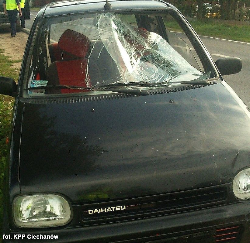 Pieszy potrącony w Chruszczewie. Autem kierował 17 - latek
