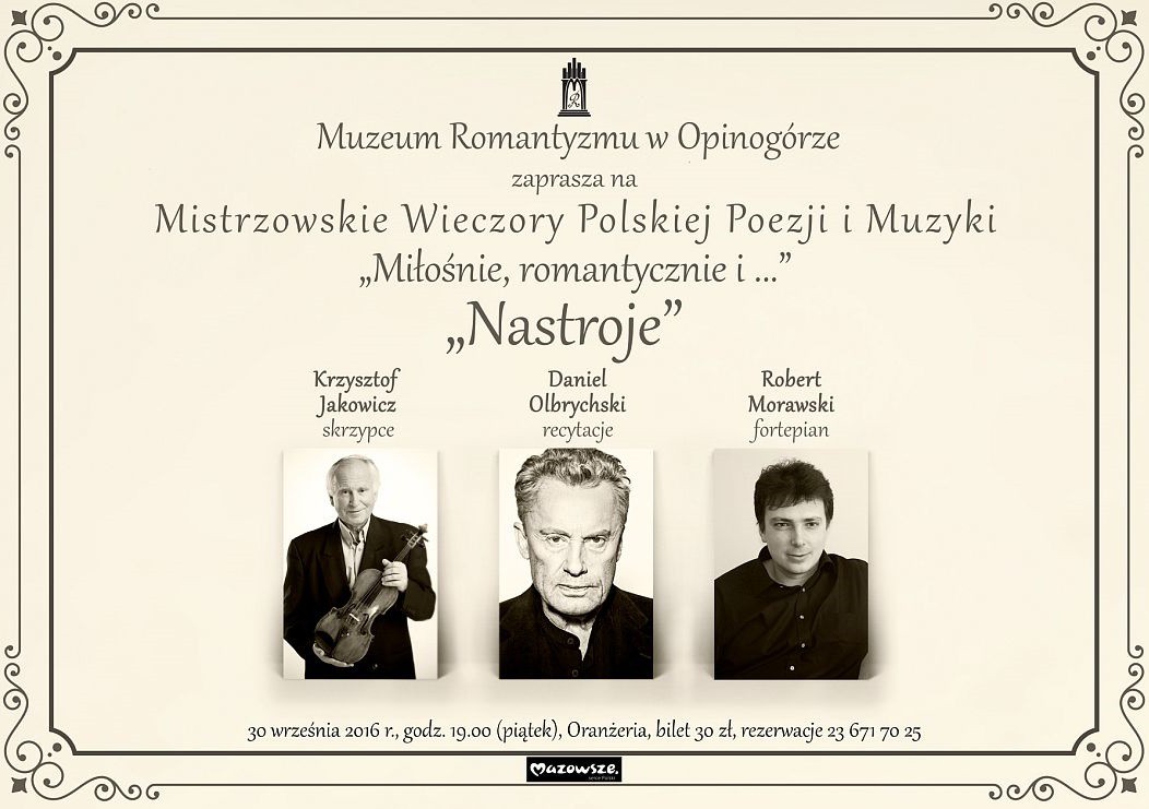Mistrzowski wieczór w Opinogórze. Wystąpi Daniel Olbrychski