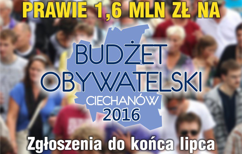 Uwaga! Ostatni tydzień na zgłaszanie projektów do Budżetu Obywatelskiego 