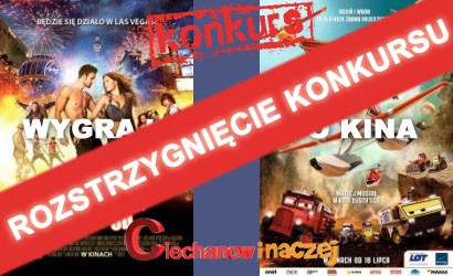 Wyniki konkursu: Wygraj bilety do kina!