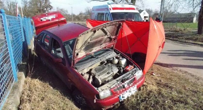 Kolejny tragiczny wypadek w gminie Sońsk. Jedna osoba nie żyje [zdjęcia]