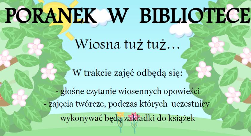 MBP w Ciechanowie zaprasza na kolejny Poranek w Bibliotece