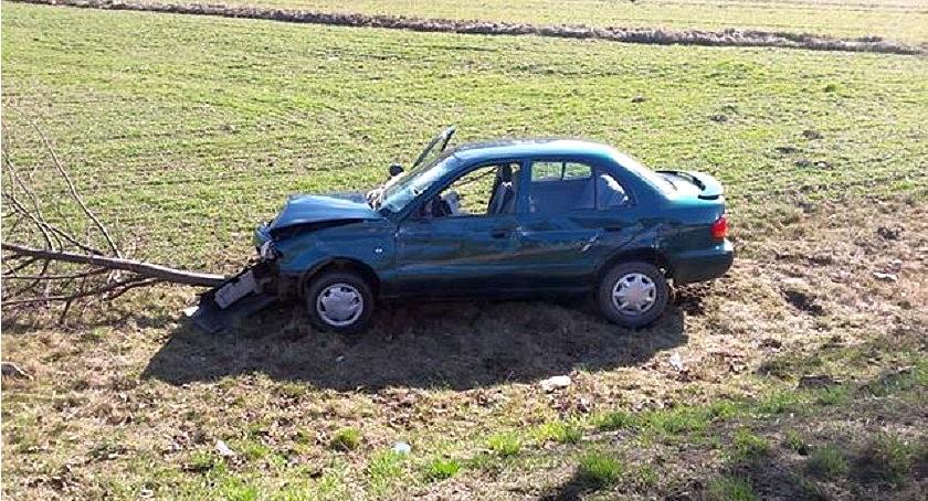 Z ostatniej chwili: Wypadek na drodze Ciechanów - Mława [zdjęcia]