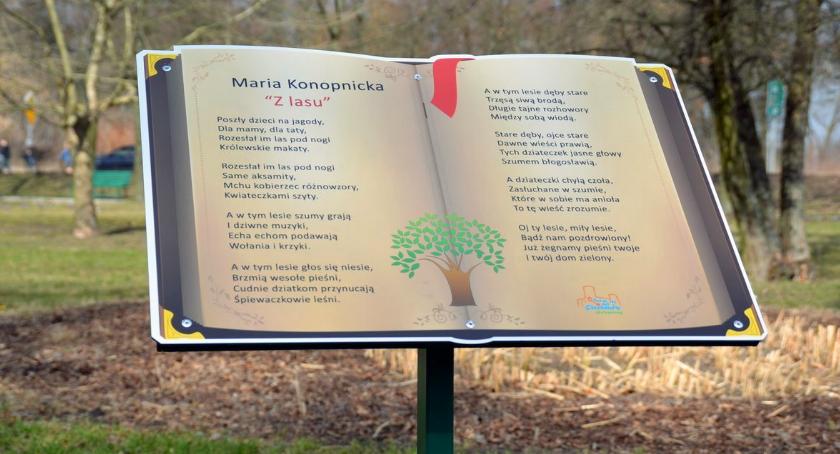 W parku Konopnickiej znajdziecie bajki